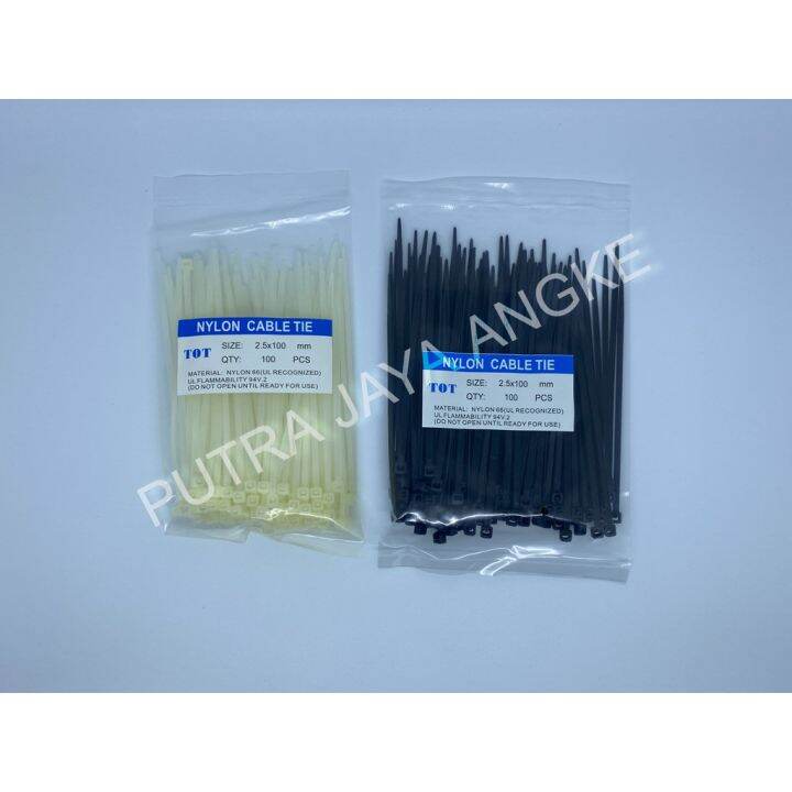 Kabel Ties 100 PUTIH / Kabel Tis / Cable Tie / Insulock / Insulok 100