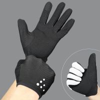 hotx【DT】 Fingers Breathable Cycling Gloves Sweat Proof Men Sport Anti-shock Guantes Ciclismo