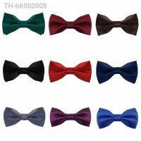 ♛✟ Bowtie Men Tie Solid Color Peppermint Green Haze Blue Royal Blue Bowtie Wedding Dress Shirt Match Color Fashion Butterfly Female