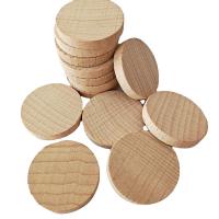 20pcs 30MM Unfinished Wooden Circles Natural Unfinished Round Disc Circle Wood Cutouts Wood Pieces Wooden Cutouts Ornaments