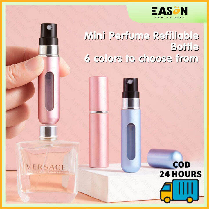 5ml Portable Mini Refillable Perfume Bottle Spray Scent Pump