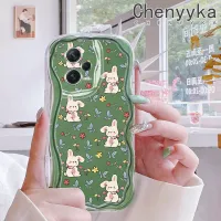 เคส Chenyyka สำหรับ Xiaomi Redmi Note 12 Pro Plus Note 12 Pro Speed 5G Poco X5 Pro 5G เคสแฟชั่นลายดอกไม้กระต่ายเนื้อครีมกันกระแทกแบบใสนิ่มเคสมือถือโปร่งใสลายกล้องถ่ายรูปที่สร้างสรรค์เคสซิลิกาเจลป้องกัน