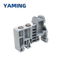 ใหม่10 E-UK Universal Terminal Block Endingend Stopper DIN Rail End สกรู Clamp บล็อกคงที่สีเทา