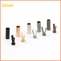 OSIDE 30pcs มี5สี ปลายเชือกรองเท้า 30ชิ้นค่ะ โลหะผสมอัลลอยด์ Aglet เคล็ดลับการเปลี่ยน รองเท้าและเสื้อผ้า Aglet หัวเชือกผูกรองเท้าอัลลอย อุปกรณ์ป้องกันปลายเชือกรองเท้าแบบทำมือ