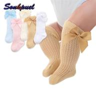 Sonkpuel Cute Bowknot Infant Baby Socks Cotton Bows Girls Knee Socks thumbnail