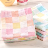 original MUJI Household cotton gauze face towel baby childrens absorbent towel small square towel baby towel pure cotton handkerchief face towel