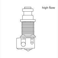 100%-แท้ Dragon Hotend โลหะทั้งหมดมาตรฐานอัตราการไหลสูงเครื่องอัดรีด0.4มม. สำหรับ V6 Hotend Mk3 Titan Mk8 Extruder 3d ชิ้นส่วนเครื่องพิมพ์