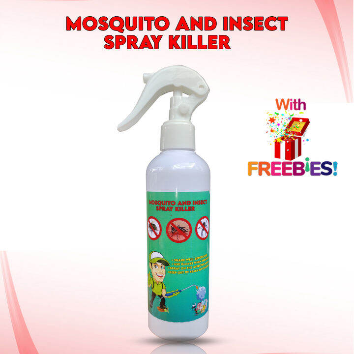 With Freebie Mosquito And Insect Spray Killer 250ml For Indoor And Outdoor Garden Botanical 6181