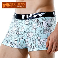 EXILIENS nd New Underwear Men Boxer Para Hombre Print Man Mens Boxers Cuecas Masculina Boxershorts Homme Size L-3XL