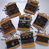 【CW】☢♨  IFMIA Multi-layer Leather Ladies Mens Jewelry Bangles New Gifts