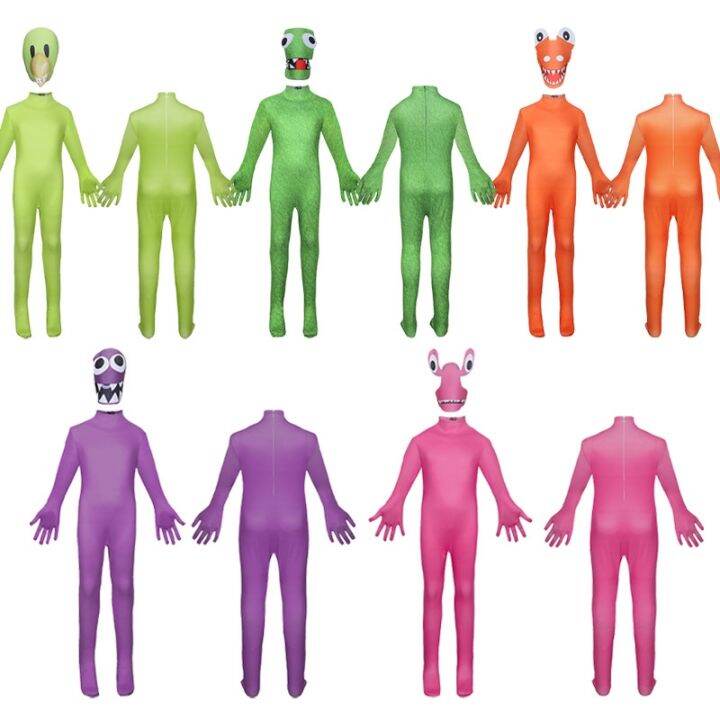 ชุดจั๊มสูทฮาโลวีนแต่งชุดคอสเพลย์เกม ROBLOX ลายเพื่อนใหม่สีรุ้ง | Lazada ...