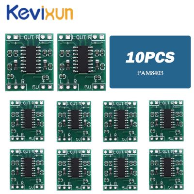 【YF】☽  10PCS PAM8403 2 x Class D digital amplifier board Super mini  efficient 2.5 to 5V USB power supply