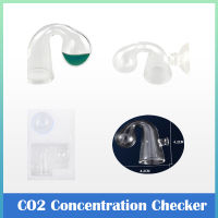 CO2แก้ว Concentration Checker Drop Indicator Monitor Detector Aquarium Hang On Fish Tank Aquatic Plant Test PH Accessories