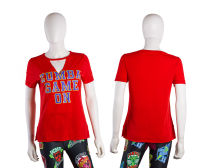 Zumba Game On V-Cut Out Top (เสื้อยืดออกกำลังกายซุมบ้า)