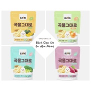 Bánh gạo lứt ăn dặm hữu cơ cho bé vị bí ngô Alvins Organic 25g - Organicley