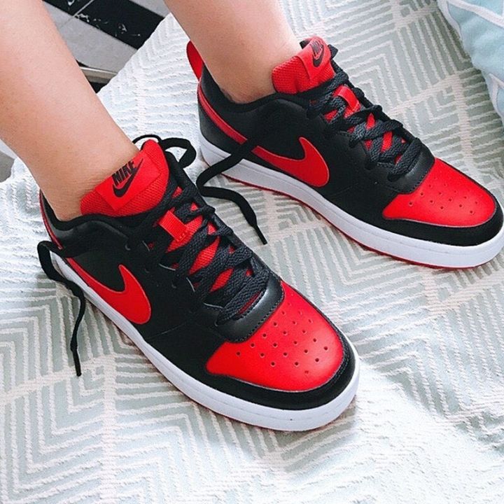 Giày Nike Court Borough Low 2 GS 'Bred' Chính Hãng - BQ5448 007 