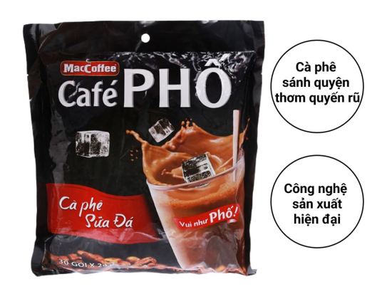 Cà phê sữa đá maccoffee café phố 30 gói x 24gr - ảnh sản phẩm 2