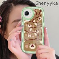 เคส Chenyyyka สำหรับ Realme C30 C30s Narzo 50i Prime Case การ์ตูนหมีน่ารักแฟชั่นเคสโทรศัพท์แบบใสนิ่มดีไซน์ใหม่กันกระแทกหลากสีกรอบใสซิลิโคนเคสป้องกันเลนส์กล้อง