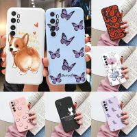 For Xiaomi Mi Note 10 Lite Case Butterfly Shockproof Soft Silicone Phone Cover For Xiaomi Mi Note 10 Lite Case Capa Coque TPU