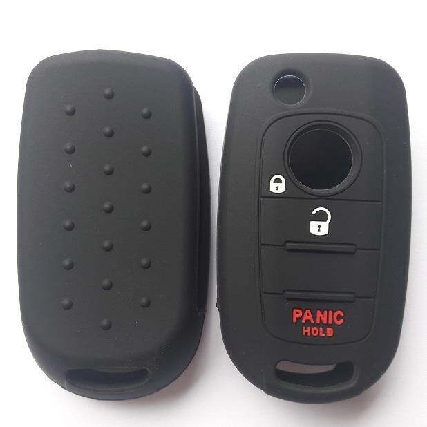 dvvbgfrdt-auto-interial-accessory-for-fiat-500x-500l-2-panic-holder-flip-folding-silicone-remote-key-holder-case-cover