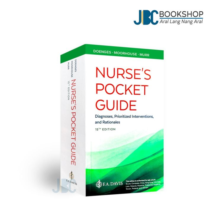 Nurses Pocket Guide 15th Edition By Doenges Moorhouse And Murr