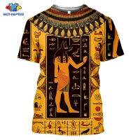 2023 NEWCleopatra โบราณ Horus อียิปต์ T เสื้อ God Eye Of Egypt Pharaoh Anubis กราฟิก3d พิมพ์เสื้อยืดผู้ชายผู้หญิง Unisex Streetwear