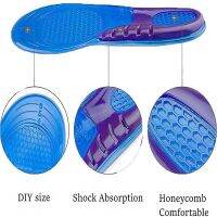 1 pair Orthotic Arch Support  and Foot Pain Massaging Silicone Gel Soft Sport Shoe Insole Pad For Man Women insoles Anti-Shock Shoes Accessories