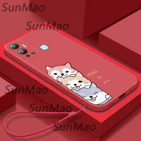 For เคสโทรศัพท์ Infinix hot 12 ซิลิโคนป้องกันสุนัขน่ารัก