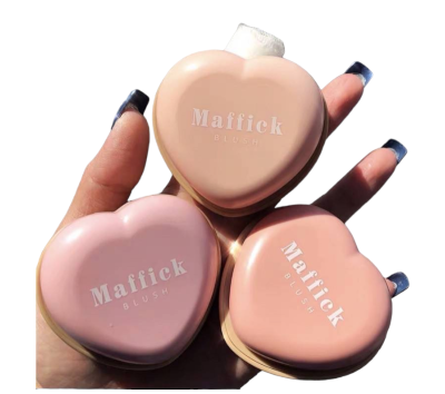 บลัชออนโทนส้ม MAFFICK-MF066 ชมพูพีช ส้มพีช เนื้อดี สีสวย น่ารัก สไตล์เกาหลี ติดทน Maffick Cookie Blusher