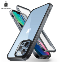 SUPCASE For iPhone 13 Pro Case 6.1 inch (2021 Release) UB Edge Pro Slim Frame Clear Back Case with Built-in Screen Protector