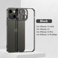 ALIGO Ốp Viền Vuông Trong Suốt Mạ Cho iPhone 13 12 11 Pro Max X XR 8 7 thumbnail