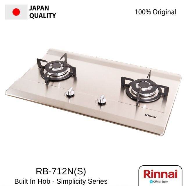 Kompor Tanam Rinnai RB712NS Build In Hob 2 Tungku Stainless Lazada Indonesia