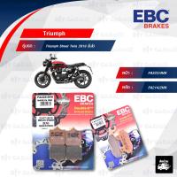 EBC ชุดผ้าเบรกหน้า-หลัง ใช้สำหรับรถ Triumph Street Twin 2019 ขึ้นไป [ FA322/4HH - FA214/2HH ]