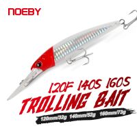 【YF】✁❁  Noeby Trolling Fishing Lures 12 14 16cm 32 52 73g Floating Sinking Wobblers Hard Bait for Big Game Saltwater