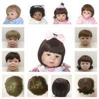 New 7 Different Models Silicone Reborn Doll / BJD Hair Wig Fits For The Circumference of A Dolls Head Is About 42cm DIY Doll Electrical Connectors