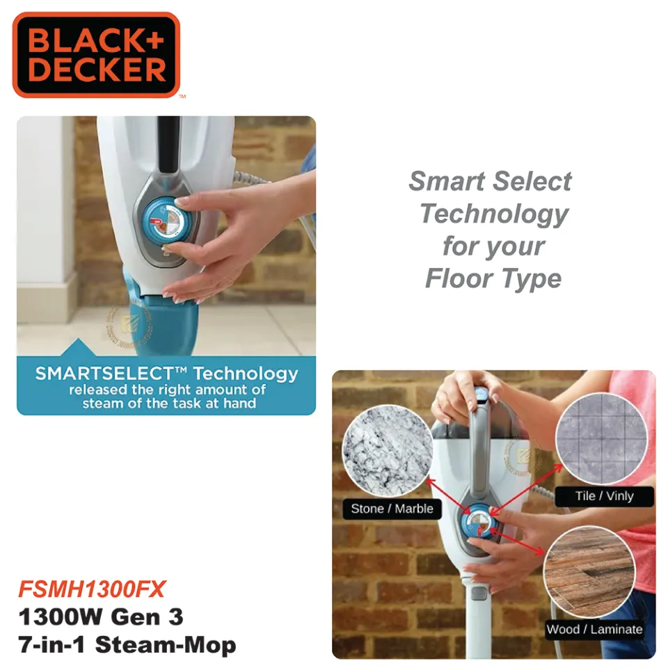 Black & Decker Steam-Mop with SmartSelect Technology Review