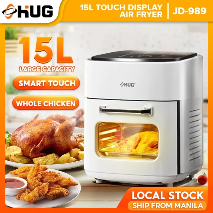 delivery】air fryer sale inverter best seller on sale free shopping oven ﹊ HUG 15L Air