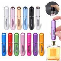 8/5ml Perfume Atomizer Portable Liquid Container For Cosmetics Traveling Mini Aluminum Spray Alcochol Empty Refillable Bottle Travel Size Bottles Cont