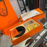 (จำกัด) NewˉHERMES ปารีสเข็มขัดผู้ชายหรูด้านบน,กระเป๋ากล่องของขวัญคลาสสิกธุรกิจเข็มขัดลำลองแท้2ชิ้นของขวัญที่ดีที่สุด + กล่อง H ฟรี