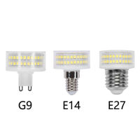 Dimmable G9 E14 AC 110โวลต์220โวลต์9วัตต์12วัตต์90LEDS SMD2835ไม่มีการสั่นไหวไฟ LED โคมไฟโคมระย้าแสงแทนที่100วัตต์แสงฮาโลเจน