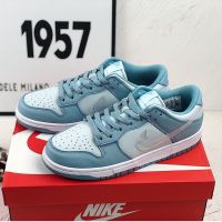 2023Original duk Low cut Grey Blue Breathable Skate Shoes For Men Women Casual Sneakers