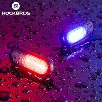 ❡ ROCKBROS Bicycle Rear Light Waterproof Bike Taillight LED Safety Back Light Riding Warning Saddle Bike Rear Light Bicycle Parts