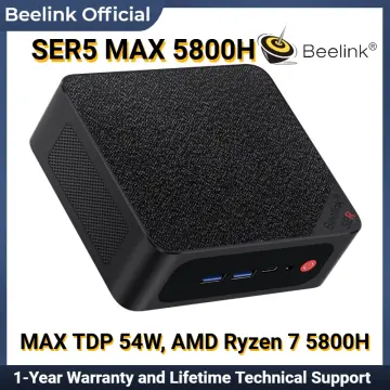 Beelink Mini PC SER5 Max AMD Ryzen 7 5800H Mini PC Win 11 Pro AMD
