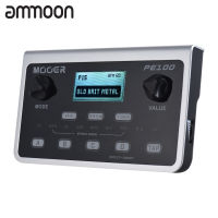 [ammoon]【Ready Stock】MOOER PE100 Multi-Effects Processorกีตาร์เอฟเฟกต์เหยียบ39เอฟเฟกต์US Plug Black