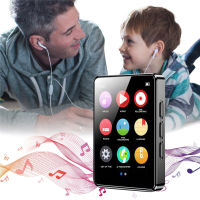 BT MP3เครื่องเล่นเพลงนักเรียน,1.8นิ้ว HD เต็มหน้าจอ Mini MP3เครื่องเล่น Walkman กีฬา