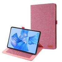 Soft Shockproof Cover Kick Stand Holder สำหรับ UAWEI MatePad Pro 11นิ้ว GOT-AL09 GOT-W29กางเกงยีนส์รูปแบบผ้า Flip Case