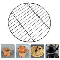 HAOYUNLA Round Grill Net Stainless Steel Mesh Outdoor Grill Mesh Bbq ย่างเสื่อตาข่ายโลหะย่างโลหะ