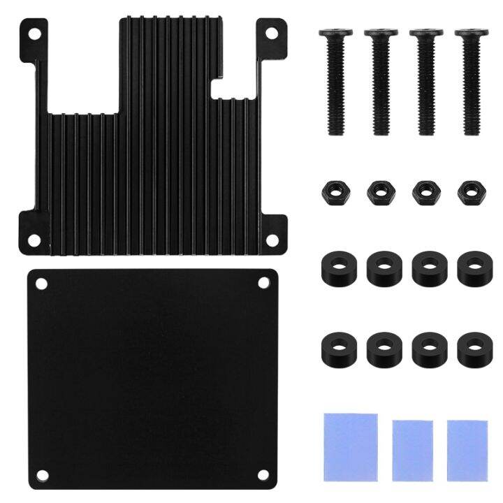 for-orange-pi-zero-2-aluminum-case-development-board-protection-cooling-shell-metal-protective-passive-cooling-enclosure