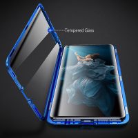 【Enjoy electronic】 Double-Sided 360 Full Metal Magnetic Phone Case For Honor 8X 8S 10 Lite V10 20S 20E 9X Pro 9C 9A X10 30 V40 Tempered Glass