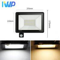 PIR Motion Sensor LED Flood Light AC220V 20W 30W 50W 100W Outdoor IP66Waterproof Wall Floodlight Garden Spotlight LED Steet Lamp